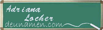 Adriana Locher Visitenkarte